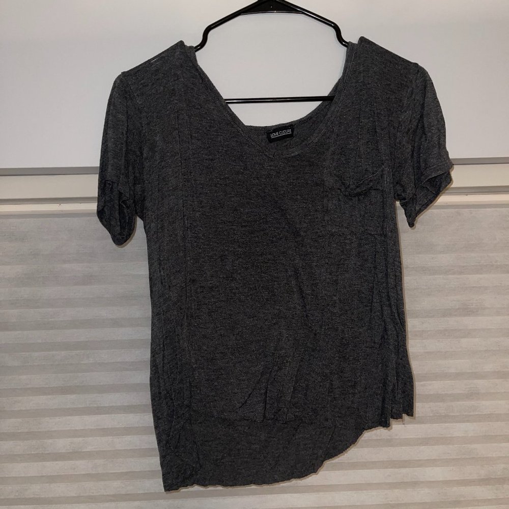 Grey Loose Fitting T-Shirt